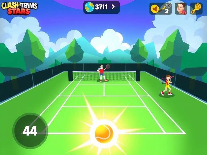 Clash Of Tennis Stars Game Screenshot